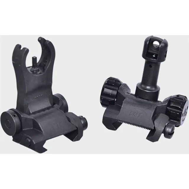 LMT DEFENSE FLIP-UP BATTLE SIGHTS FOR 5.56MM & 7.62MM BLACK - Lewis Machine & Tool Company