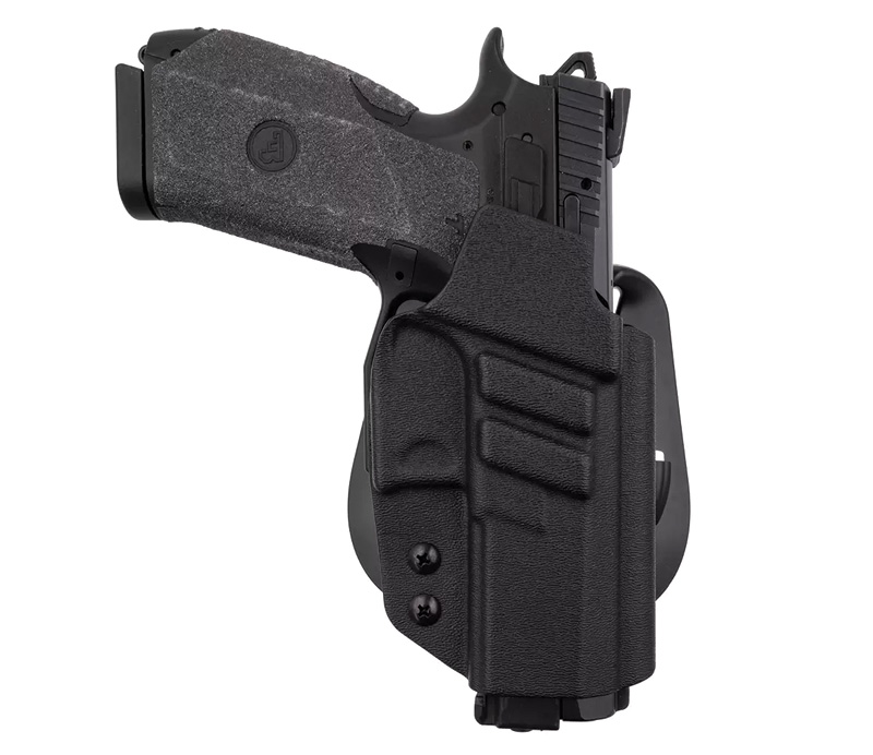 1791 Gunleather TACPDHOWBCZP10BLK-R Kydex OWB Holster CZ P10C/F/S RH Black