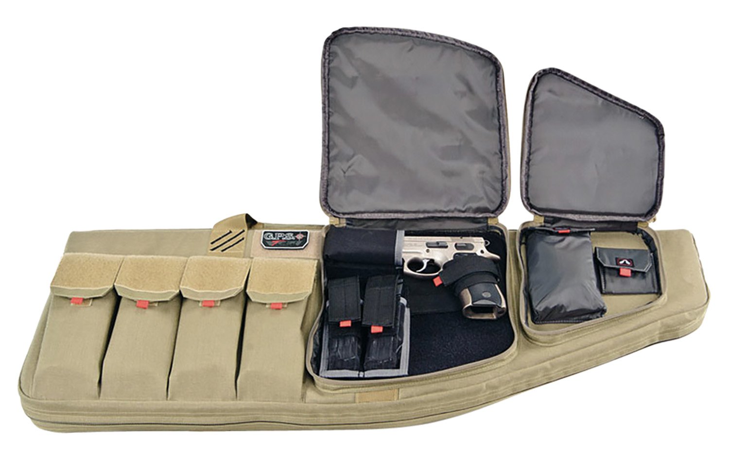 G Outdoors T30ART Tactical AR Case 30" Tan 1000D Polyester YKK Zipper - GPS - TAN