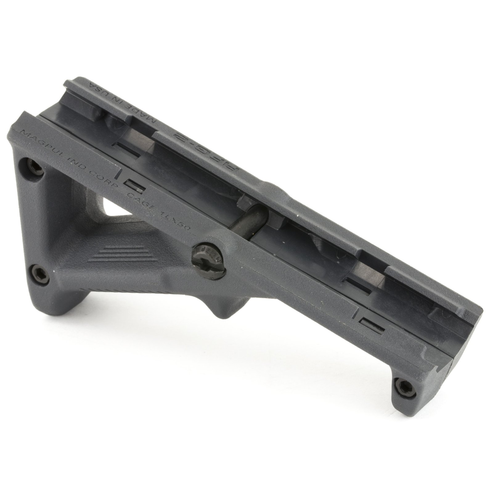 Buy Magpul MAG414-GRY Angled Foregrip 2, Gray, Polymer, Picatinny Rails online