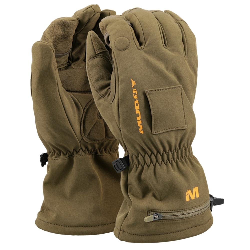 Muddy MUD-HT-GLV-CL-M Nucleus Heated Softshell Gloves Brown Clay Medium