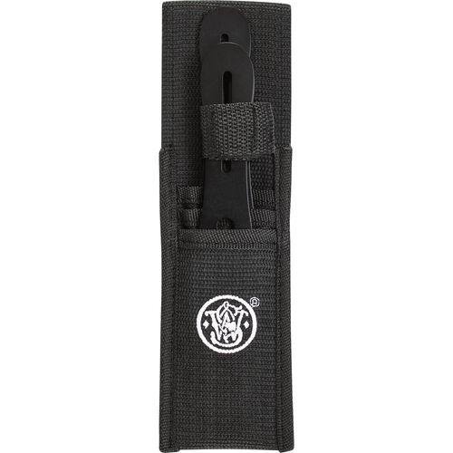 Smith & Wesson SWTK8BCP Bullseye Throwing Knife 4.26" Fixed Plain Black Oxide 2Cr13MoV SS Black Includes Sheath