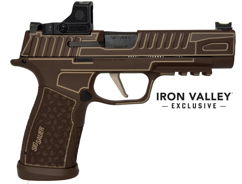 Shark Coast Tactical SCT365XFCHOC 9mm Luger P365 FUSE 9mm Romeo-RS 4.3 OR Choc 17/21rd IVS