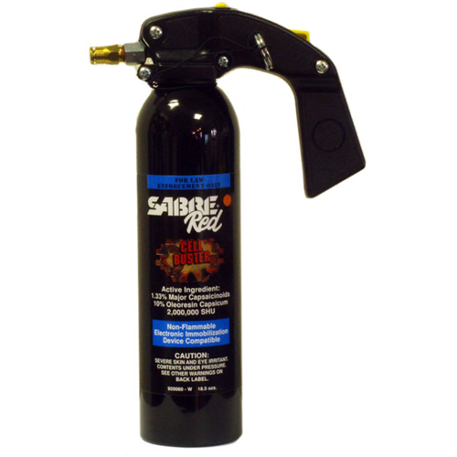 SABRE LAW GAS 18.5 OZ MK-9 SABRE RED FOG DELIVERY CELL BUSTER 6PK