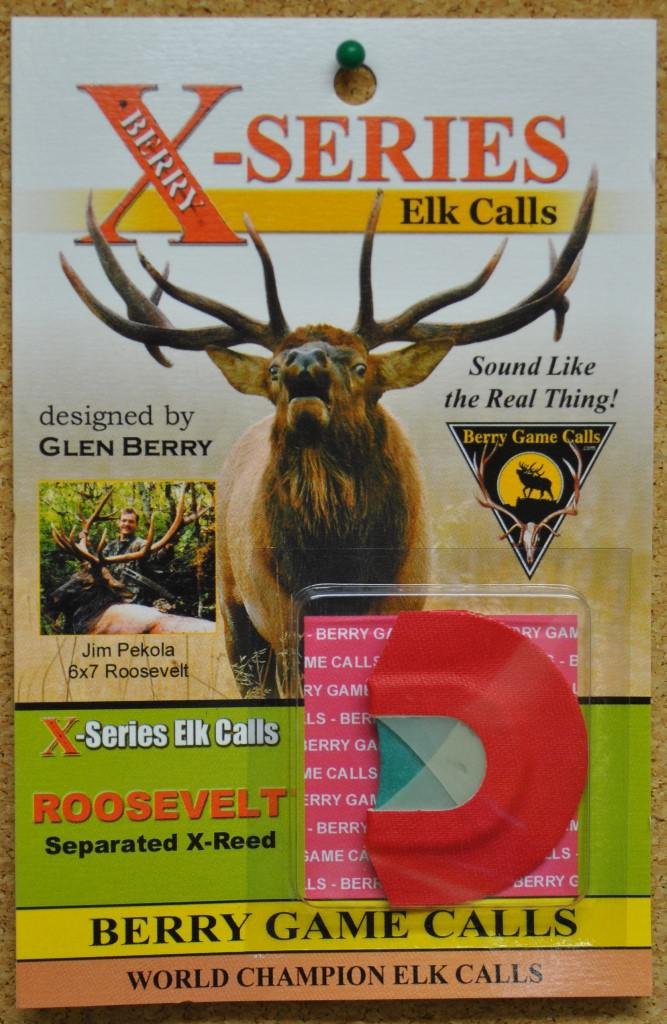 BERRY X-4 Roosevelt Reed High-Pitched Shrill for Elk Calls - BERRY