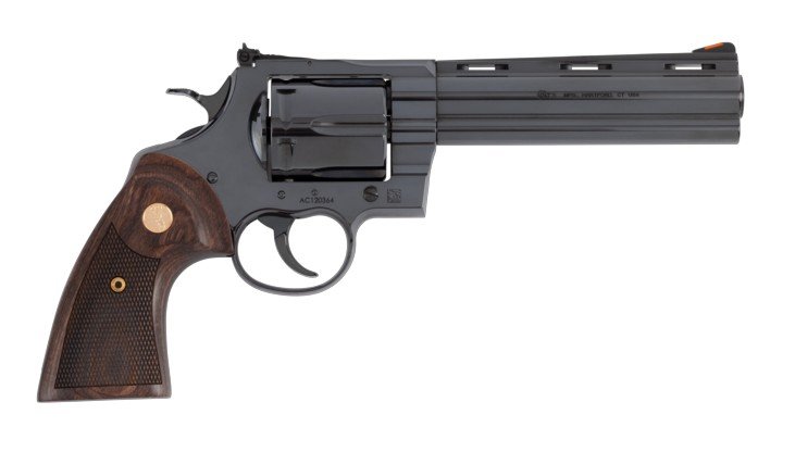 Colt Anaconda Revolver 44 Mag 6 in. Polished Blue w/ Walnut Grip 6 rd.