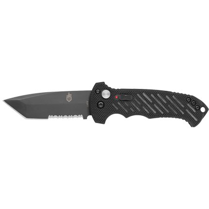 Gerber 06 Auto G10 Tanto Serrated Knife - Model 30-000193