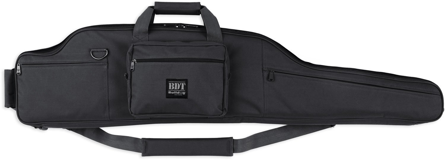 Bulldog BDT80-54B Long Range Rifle Case 54" Black Endura Soft Case - Bulldog - BLACK