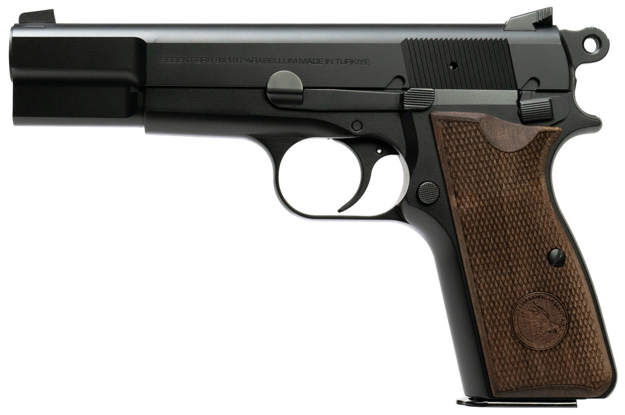 Tisas 12500027 Regent BR9 9mm 4.67" Black Semi-Auto Pistol
