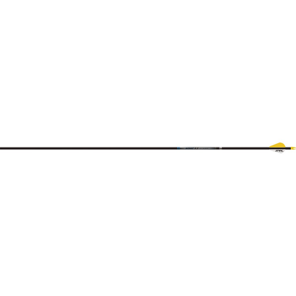Easton 230647 Sonic 6.0 Arrows 600 6pk, Helical Fletched, Carbon Fiber