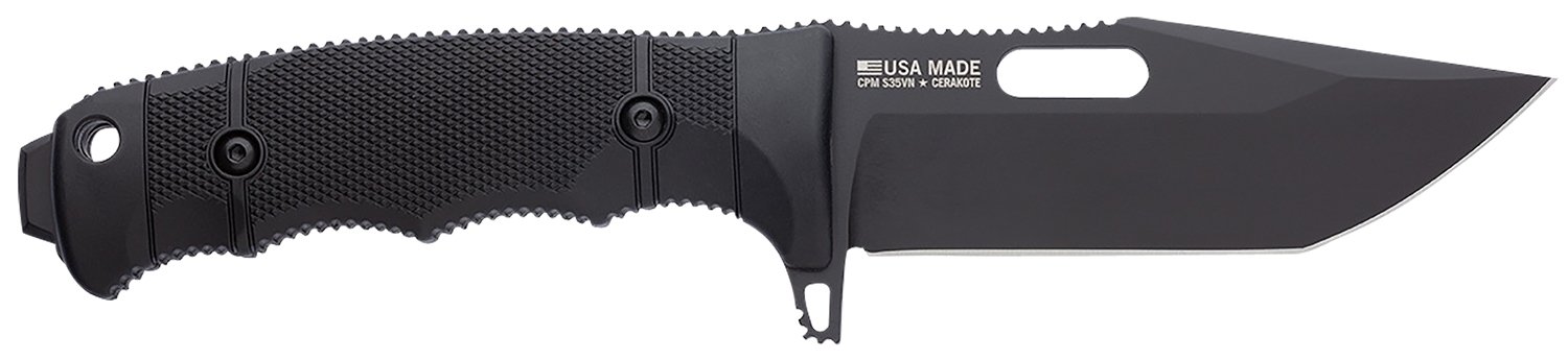 S.O.G Sog17210257 Seal FX 4.30" Fixed Tanto Plain Black 17-21-02-57