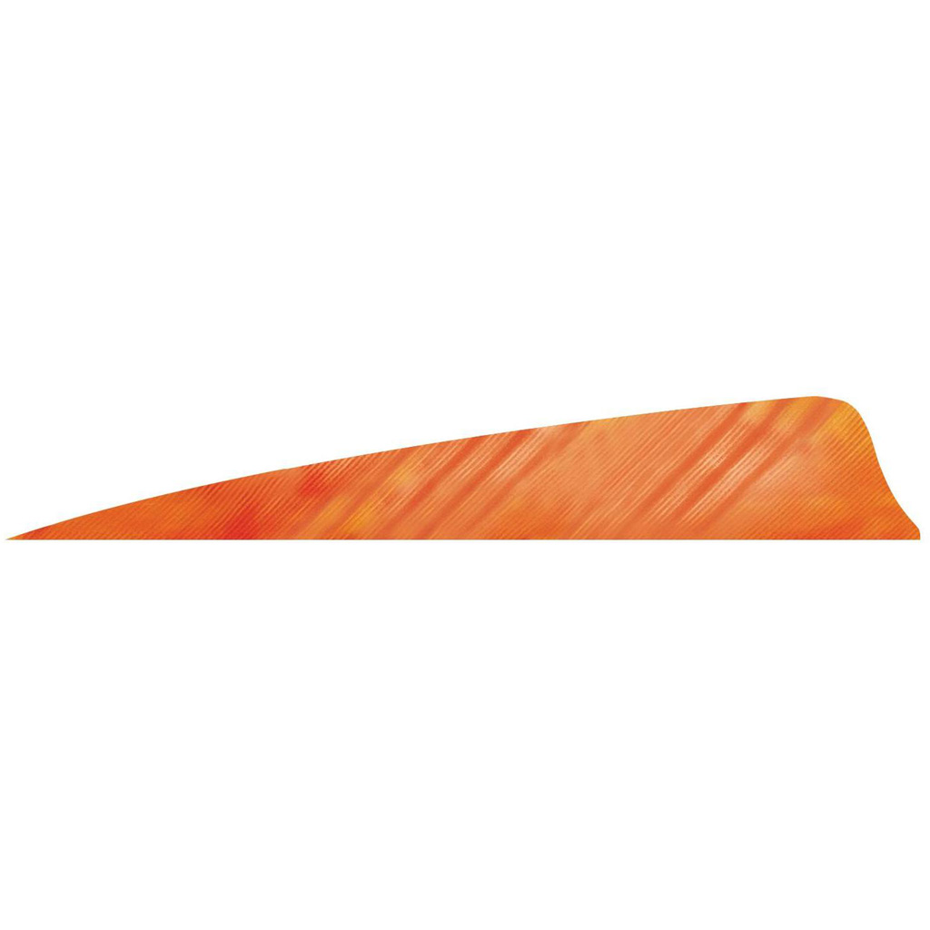 Gateway 400RSTWO-50 Shield Cut Feathers White/Orange 4in 50pk 2.76gr