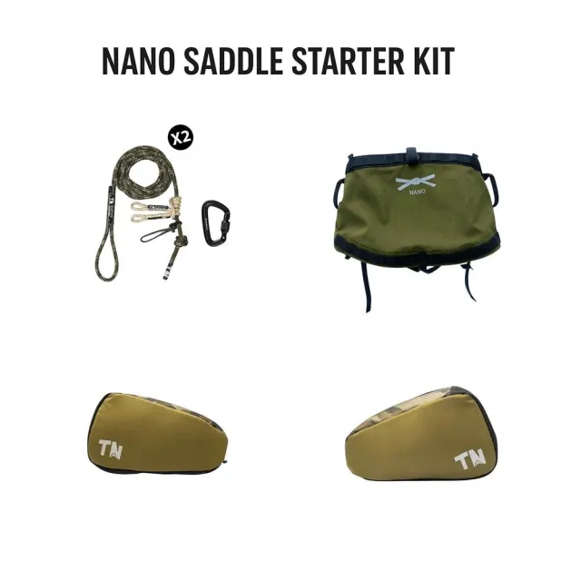 Timber Ninja Outdoors Nano Saddle Starter Kit XL 36 - 40 - Timber Ninja Outdoors