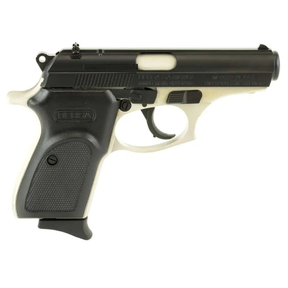 Bersa T22DT Thunder 22 LR 3.50" 10+1 Nickel Black Steel Slide... - Bersa - 22 LR