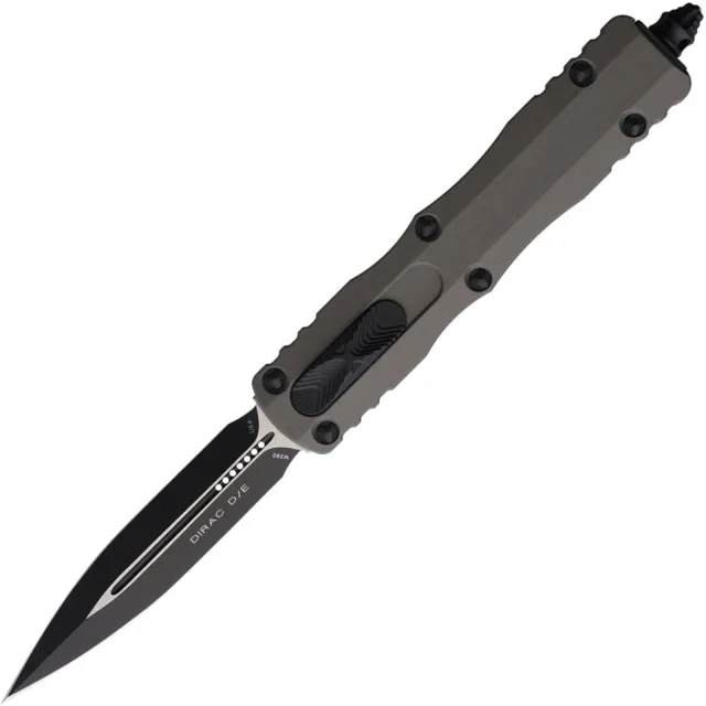 Microtech Dirac 225-1NC 2.92 In D/E Black Natural Clear Alu Handle