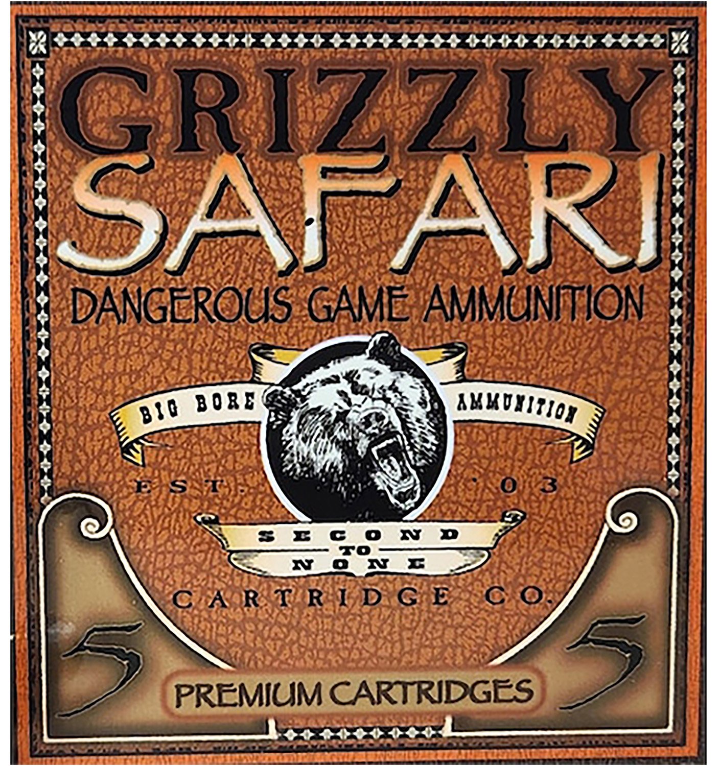 Buy Grizzly GC45RG5 Ammo 450 Rigby 500gr Solid Brass 5/Box online
