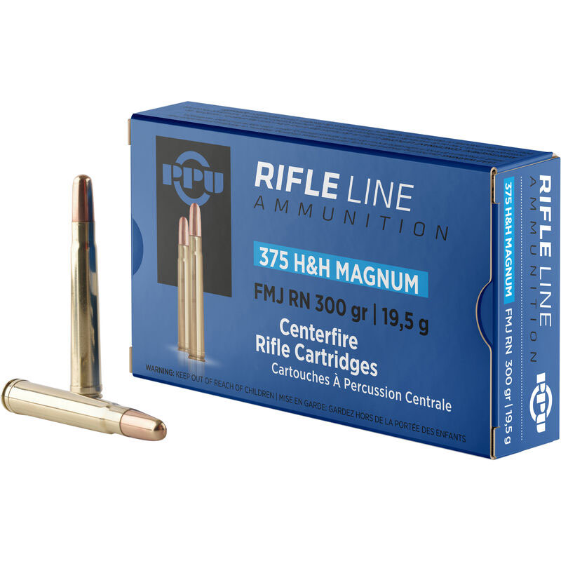 Prvi Partizan PP375F .375 H&H Mag 300 Grain FMJ 10 Round Box