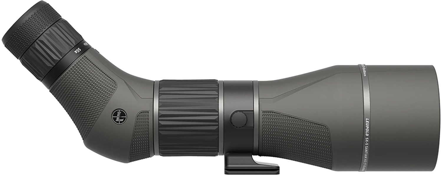 Leupold 185605 SX-5 Santiam HD 27-55x80mm Angled Spotting Scope Black