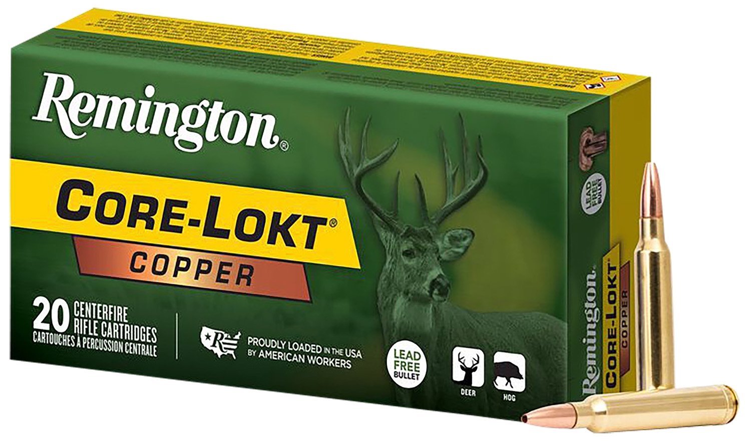 Remington R27858 300 Win Mag 180 Grain Copper Hollow Point 20 Rounds