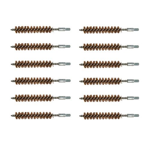 Buy Brownells Double-Tuff Bronze Rifle Brush 35-38 Caliber 12 Pack online