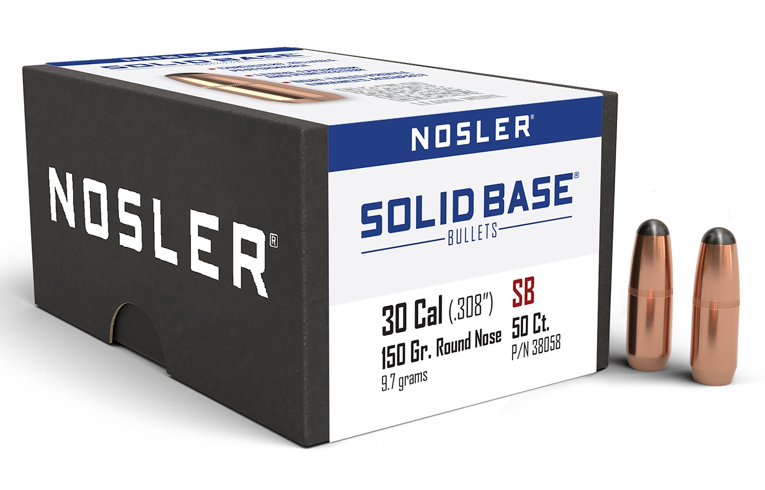 NOS 38058 SB-30 150G RN C460 50CT - Nosler - 30