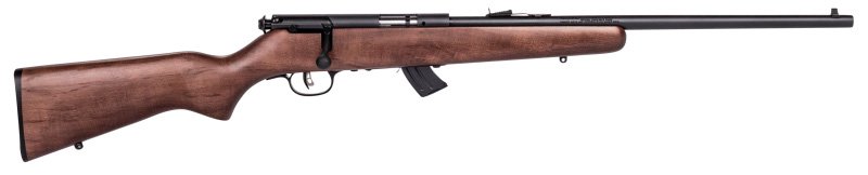 Savage Arms Mark II G Youth 22 LR 19 in Satin Blued 10 Round Bolt Action - Savage Arms - 22 LR