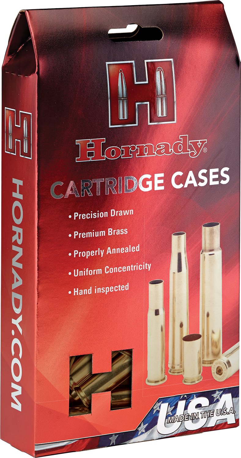Hornady 86255 25 Creedmoor Unprimed Rifle Brass Cases - Horn Hunter - BRASS