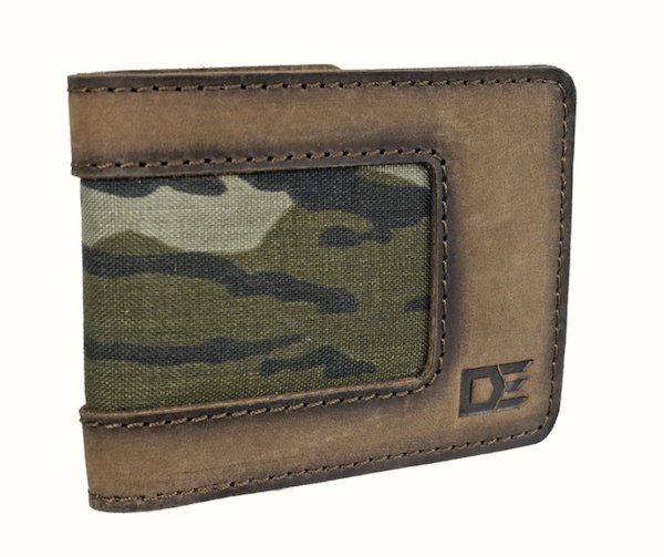 DE BI-FOLD WALLET CAMO/LEATHER                              - Desert Eagle