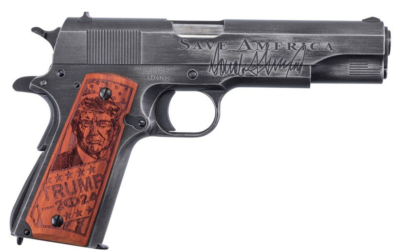 Auto Ordnance 1911BKOC12 45 ACP 1911 SE 45CAL 5" 7rd TrumpSaveAm Stnl/Blk