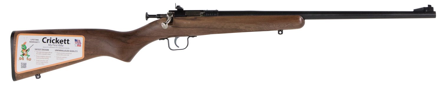 Keystone KSA2338 Crickett 22 WMR 16.1 in Blued Single Shot Bolt Action - Crickett - .22 WINCHESTER MAGNUM