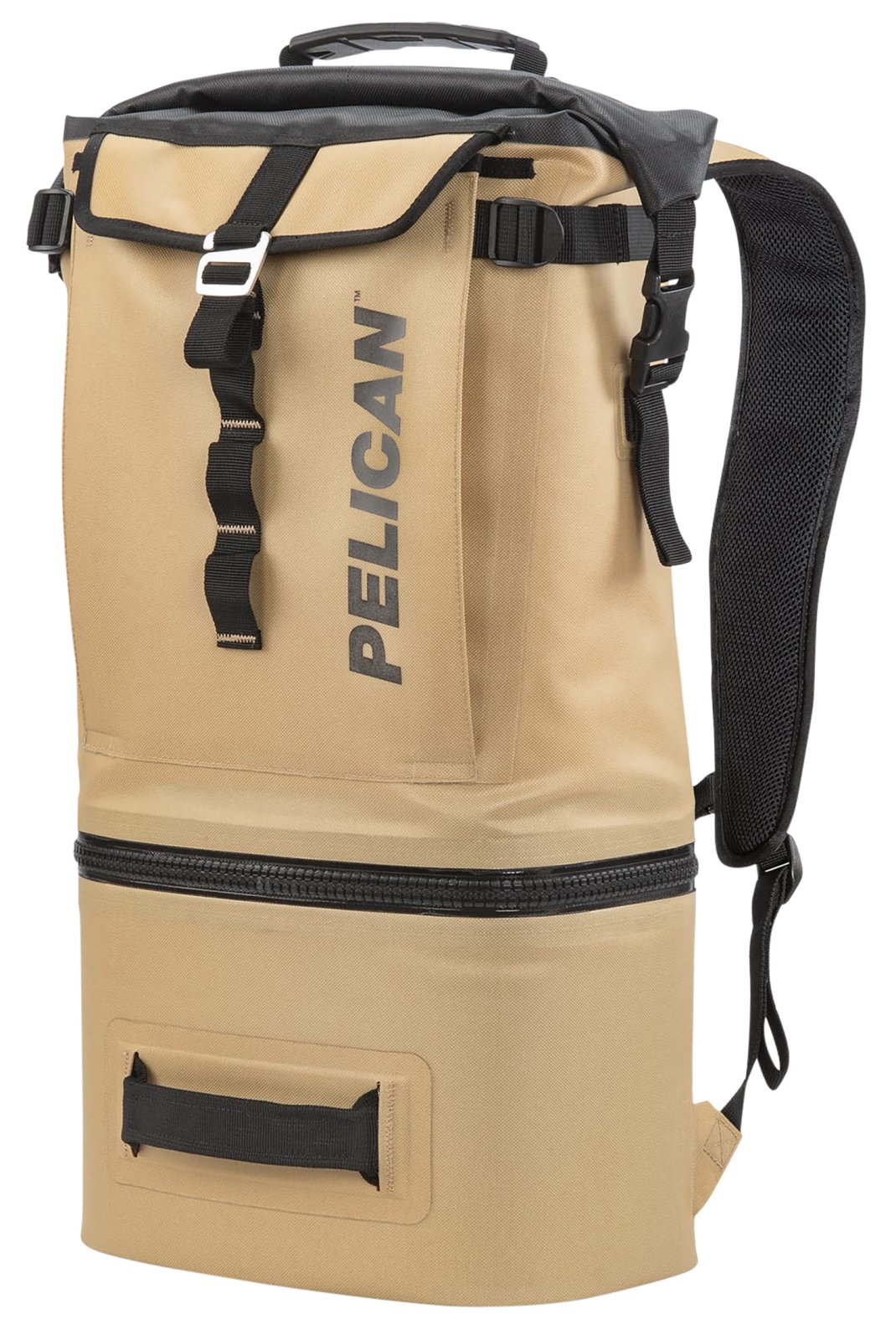 Pelican Soft Cooler Backpack Compression Molded Coyote 7.5x16x23.5 840D TPU