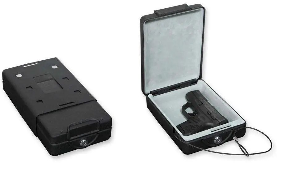 Bulldog BD1100 Car Vault Key Lock Matte Black Steel Safe 8.7"x6"x2.5"