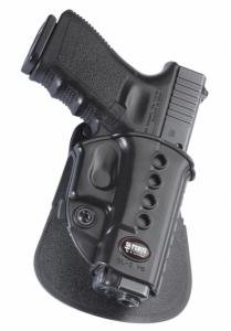 Fobus GL2E2LH Evolution OWB Paddle Holster Black Polymer Left Hand Glock - First Samco/Fobus