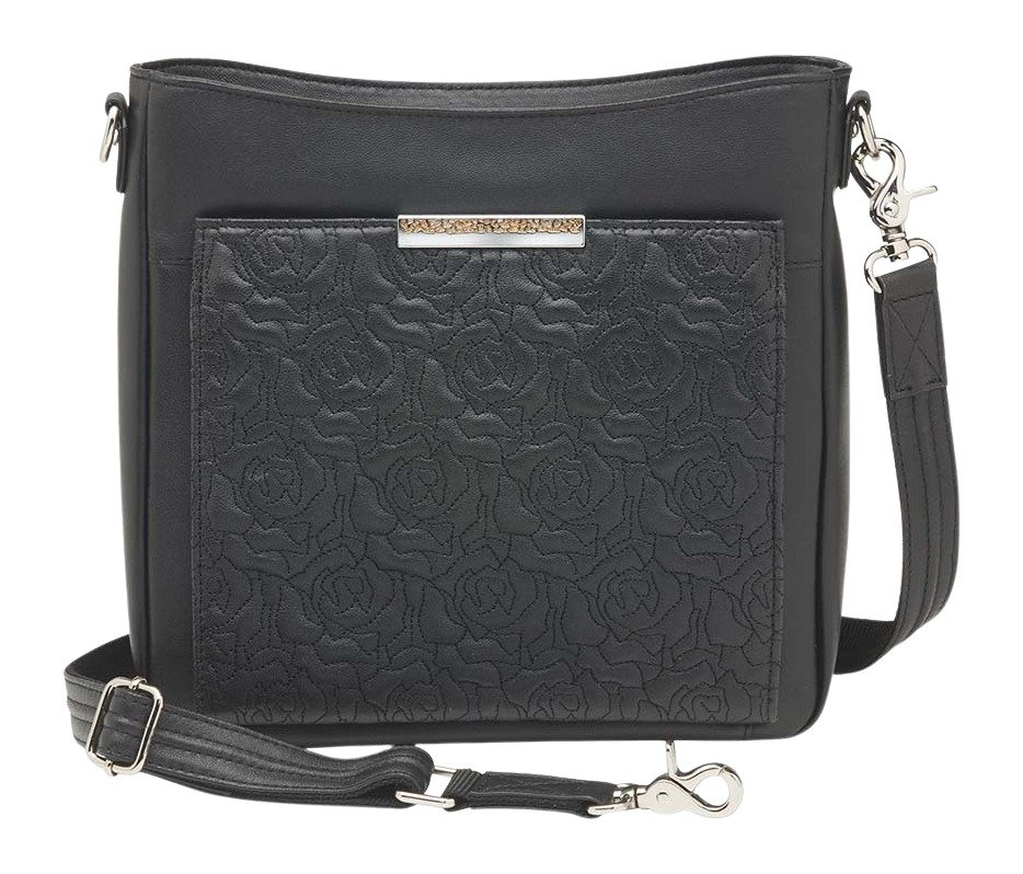 GTM GTM-98LMB/BK SLIM PURSE CROSSBODY-LAMB