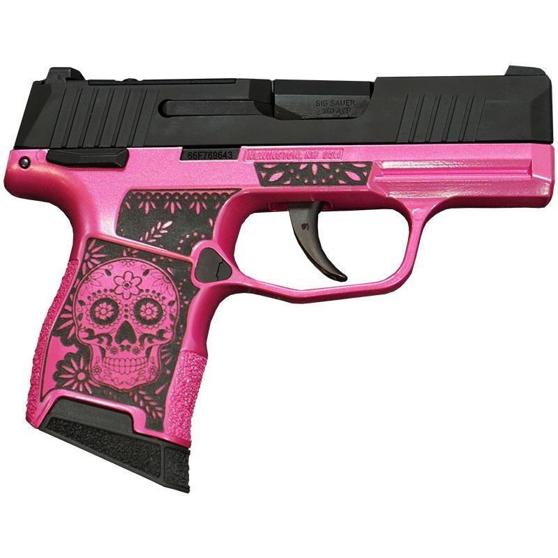 Sig Sauer 365-380-BSS-MS .380 Pistol, 3.1" Barrel, 10rd, Pink Medusa