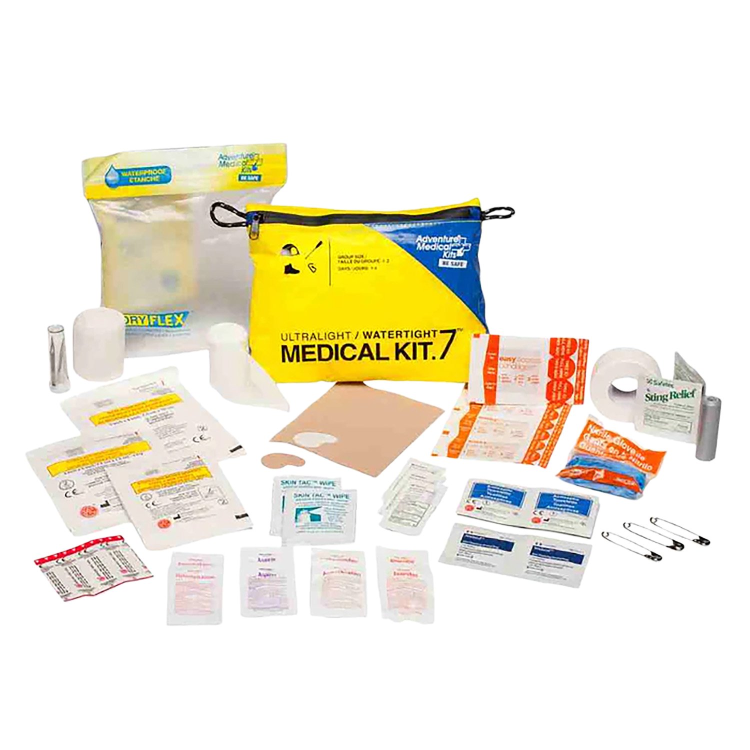 Adventure Medical Kits 1250391 Ultralight/Watertight Medical Kit .7 First Aid Waterproof - AMK