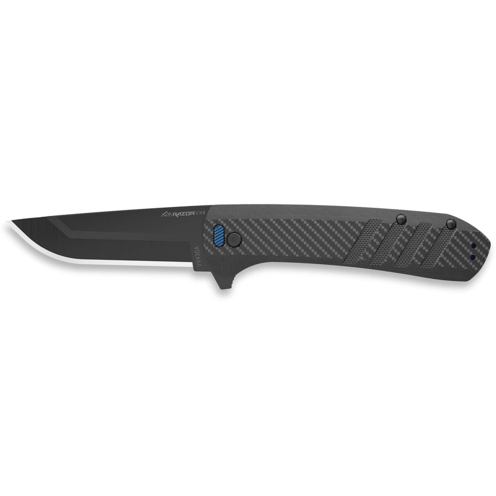 Outdoor Edge VX430AC Razor VX4 EDC Knife Carbon Weave G10 3" Blade - Outdoor Edge