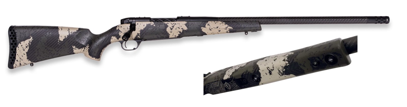 Weatherby MGS01N65CMR4B Mark V 6.5 Creedmoor 22" Camouflage Rifle - Weatherby - 6.5 Creedmoor