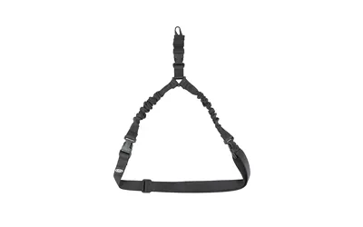 XTS SLING-HW 1 Point Bungee Sling Nylon Black HK Snap Hook - XTS