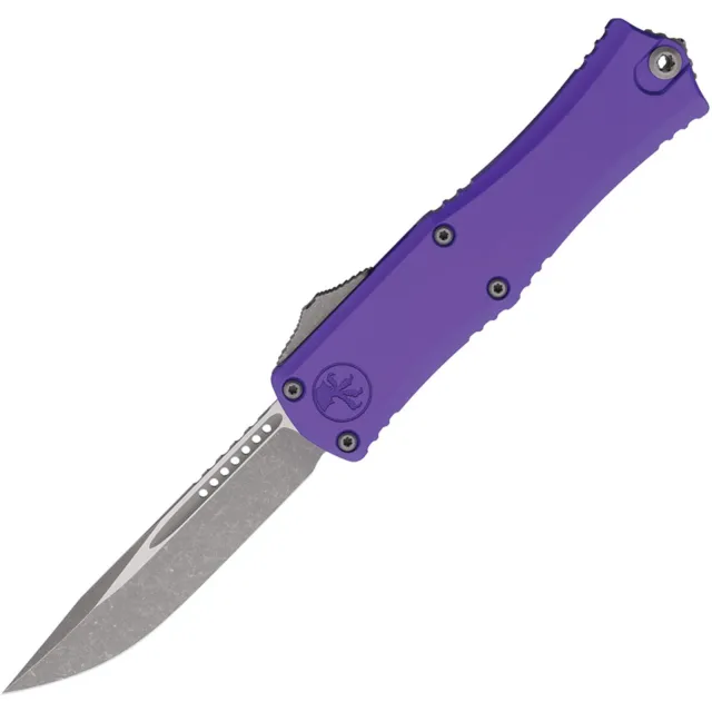 Microtech Hera II Mini 2.96 In SE/STD Apocalyptic Purple Aluminum Handle