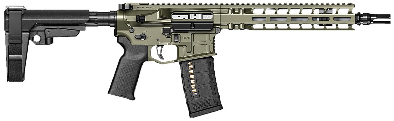 Radian Weapons Model 1 Pistol 223 Wylde 10.5" 30 Round OD Green - Radian Weapons - 223 Wylde