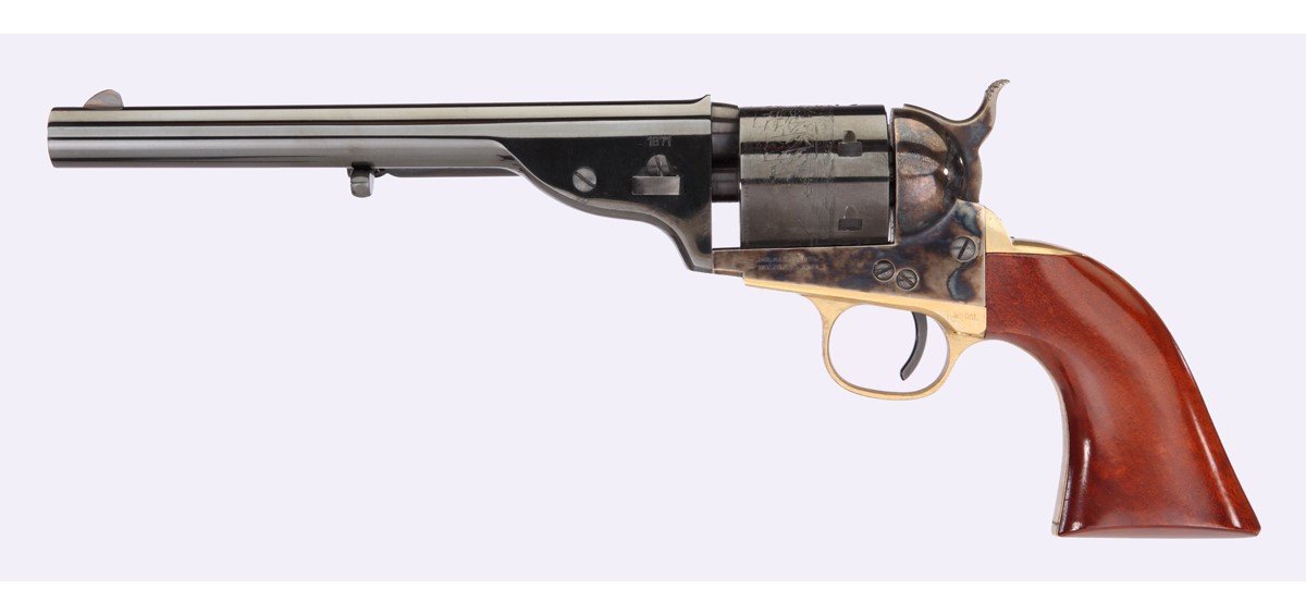 Taylors & Company 550725 1851 Open-Top Revolver .45 Colt 7.5" Blued Finish - Taylor's & Company - 45 Colt (Long Colt)