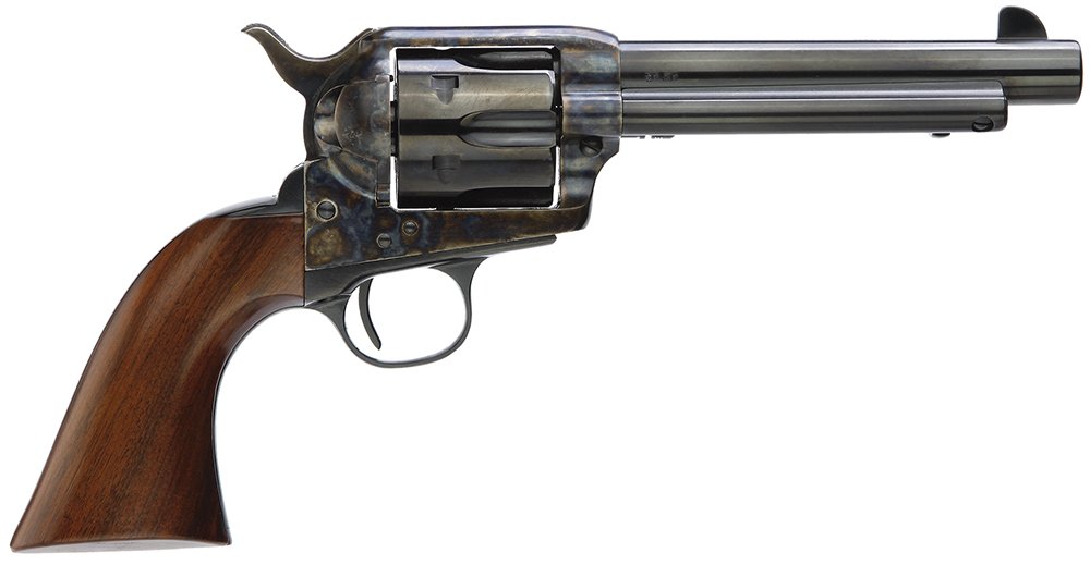 Taylors & Company 5000DE 1873 Gunfighter 357 Mag 5.5 in Blued 6rd SAO - TAY - 357 Mag