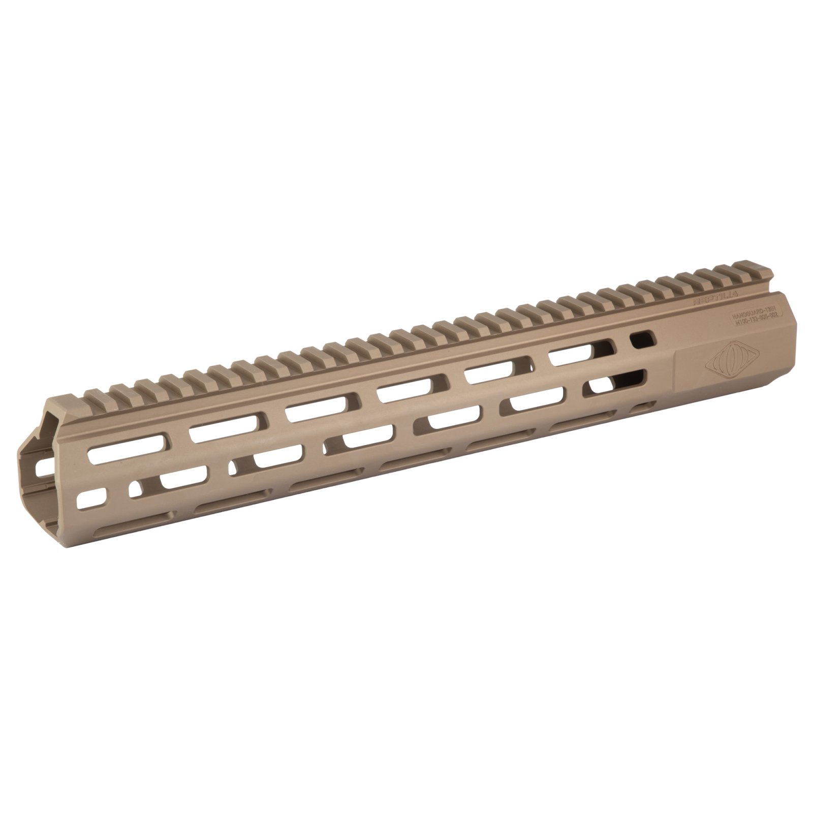 Reptilia 100-337 Handguard, M-LOK, 13", Anodized, Flat Dark Earth