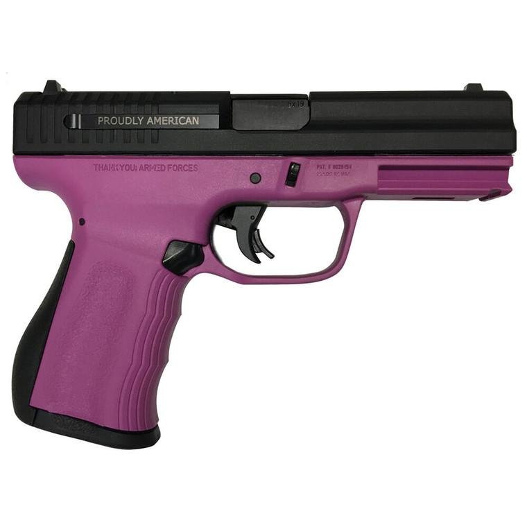 FMK Firearms 9C1G2 FAT Handgun 9mm 14/rd 4 Barrel Pink Rasberry Grip with Black Slide - FMK Firearms
