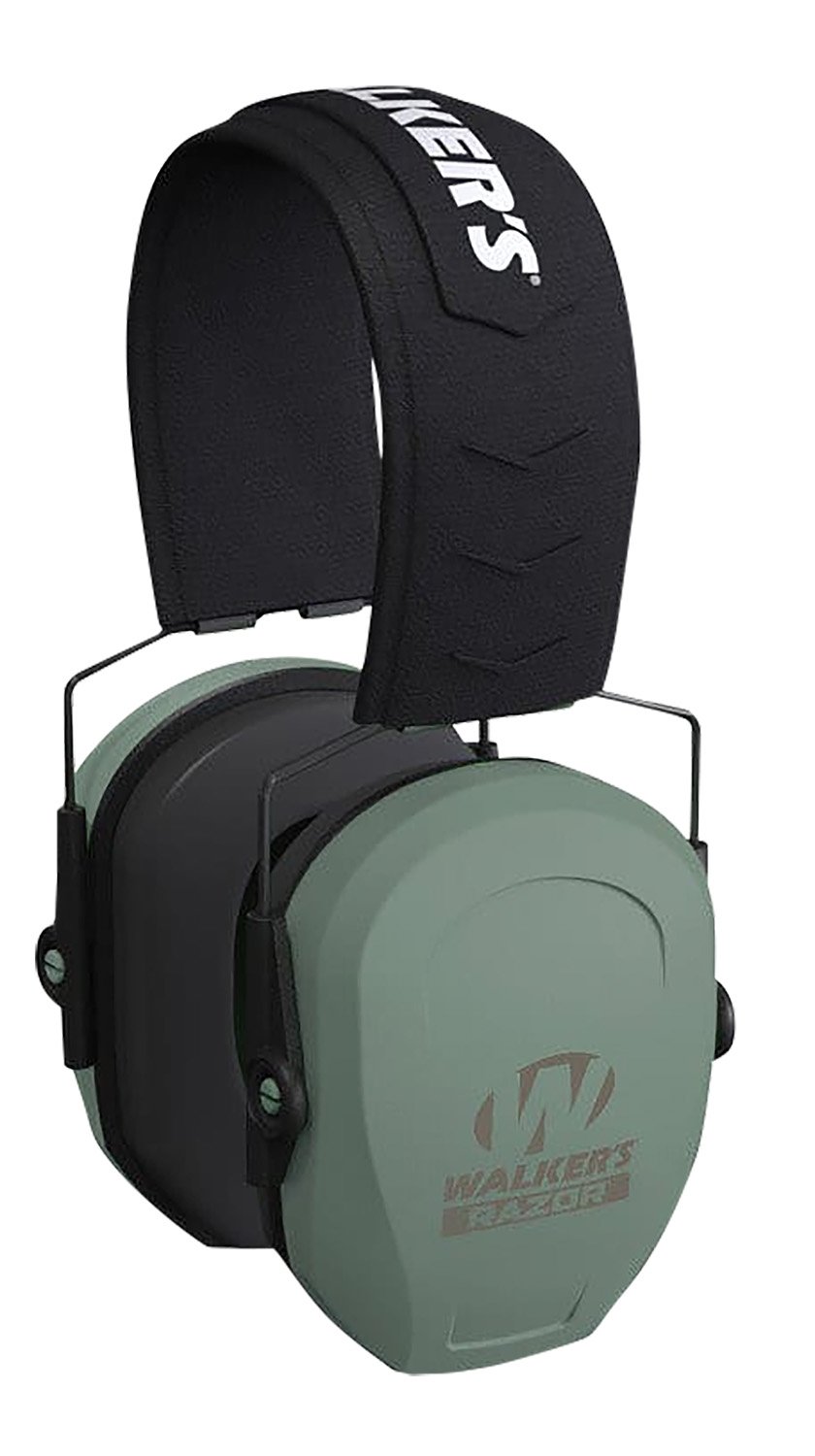 WALKER'S GAME EAR Razor Slim Passive Sage Green Earmuffs (GWP-RSMPAS-SGN) - Walker's