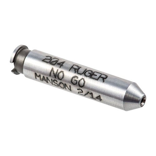 Manson PRECISION 204 RUGER NO-GO GAUGE HEADSPACE GAUGE STEEL - Manson Precision