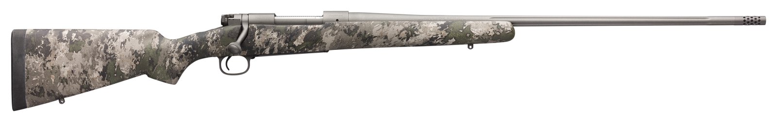 Winchester 70 Extreme 7mm RM 26" Tungsten/TT-VSX, Bolt Action, Cerakote Finish, Synthetic Camouflage Stock, Sporting Rifle - Winchester - 7mm Rem Mag