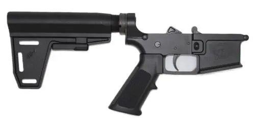 Great Lakes GL15BLK-CPB AR15 Pistol Lower Braced Black - Great Lakes Firearms for sale at TheGunDock