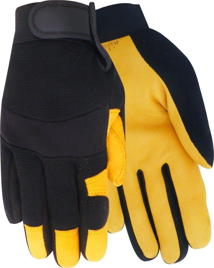 RED 1521-L Deerskin Driver Glove Large Deerskin Palm Spandex Back